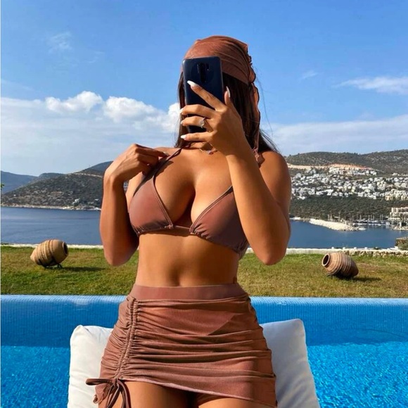 4 piece string cheeky bikini. NWOT - Picture 4 of 4